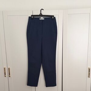 Nine West Blue Tapered Dress Pants